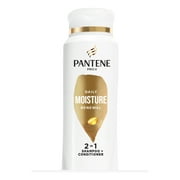 Pantene Pro-V Daily Moisture Renewal 2 in 1 Shampoo and Conditioner, All Hair Types, 10.4 fl oz